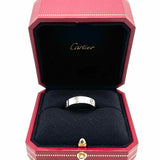 Cartier Love Ring Classic Model size 10.25 18K 750 White Gold Band Ring