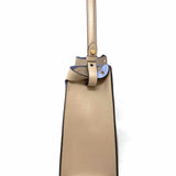Fendi 2026 Peekaboo Way Dove Beige Blue Top Handle Made in Italy Satchel
