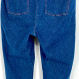 Maison Common Women's Blue Size 10 Straight Belted Jeans