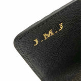 LOUIS VUITTON 2010 Chain Flower Twist Black Gold Silver Epi Leather Wallet