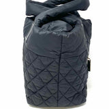 Chanel 2014 Coco Cacoon Nylon Black Quilted Made in Italy Tote