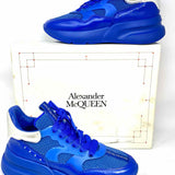 Alexander McQueen Men's Blue Shoe Size 42/9 Textured Sneakers