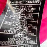 Steve Madden Women's Hot Pink Size M Vegan Leather Blazer
