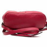 Coach Park Red Turnlock Pebbled Leather BackPack