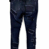 R13 Alison Skinny Women's Black Size 28 Mid Rise Distressed Jeans
