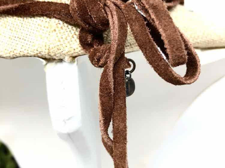 CHAN LUU Stone Suede Brown/Black Necklace - Article Consignment