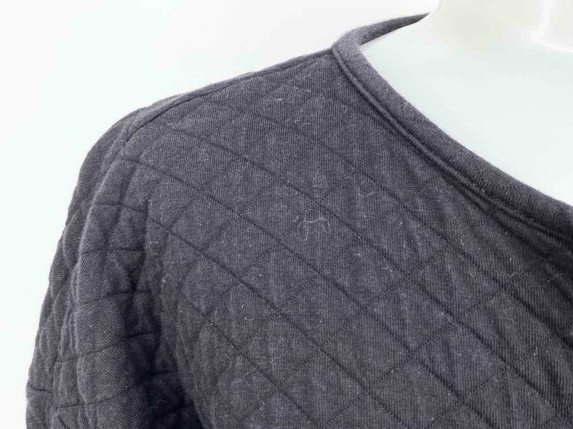 Eileen Fisher Women's Black Zip Quilted Lagenlook Size SP Jacket - Article Consignment