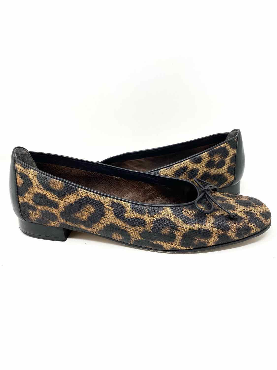 Leopard print flats size hot sale 12