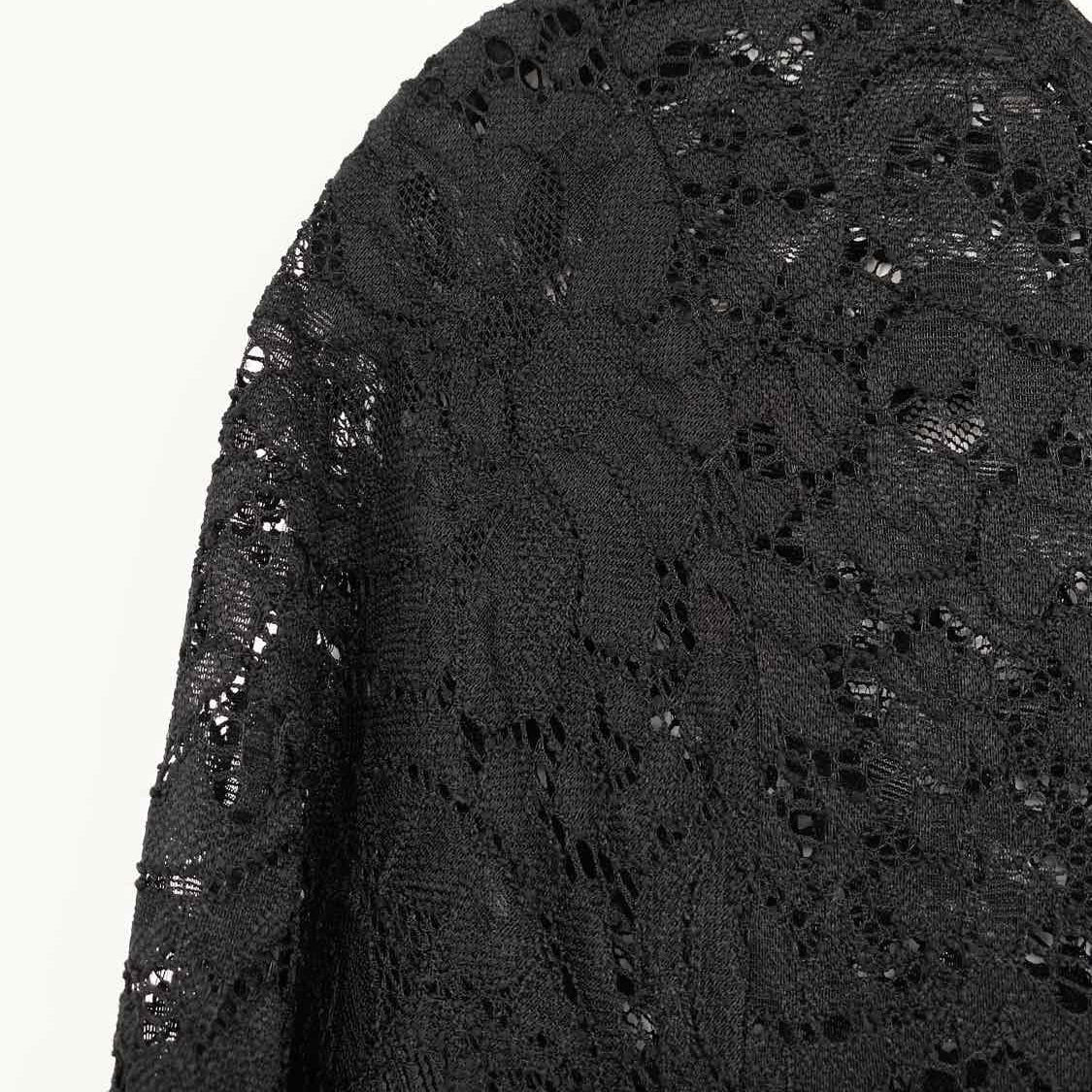 Torrid Women's Black Flowy Lace Date Night Size 2 Jump Suit - Article Consignment