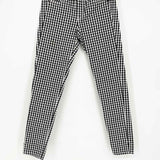 rag & bone Women's "10 Inch Capri" black/white Skinny Gingham Size 24/00 Pants - Article Consignment