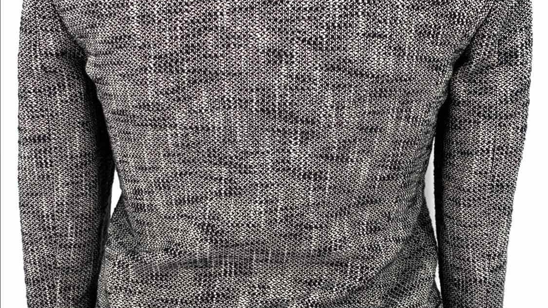 Banana Republic Size 12P black/white Tweed Blazer - Article Consignment