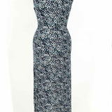 Tommy Bahama Women's Blue/Teal Sleeveless Speckled Maxi Size S Dress - Article Consignment