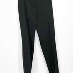A-K-R-I-S- Women's Black Straight Italy Size 12 Pants - Article Consignment
