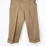 Vince Women's Khaki Wide Leg Crop Size 8 Pants - Article Consignment