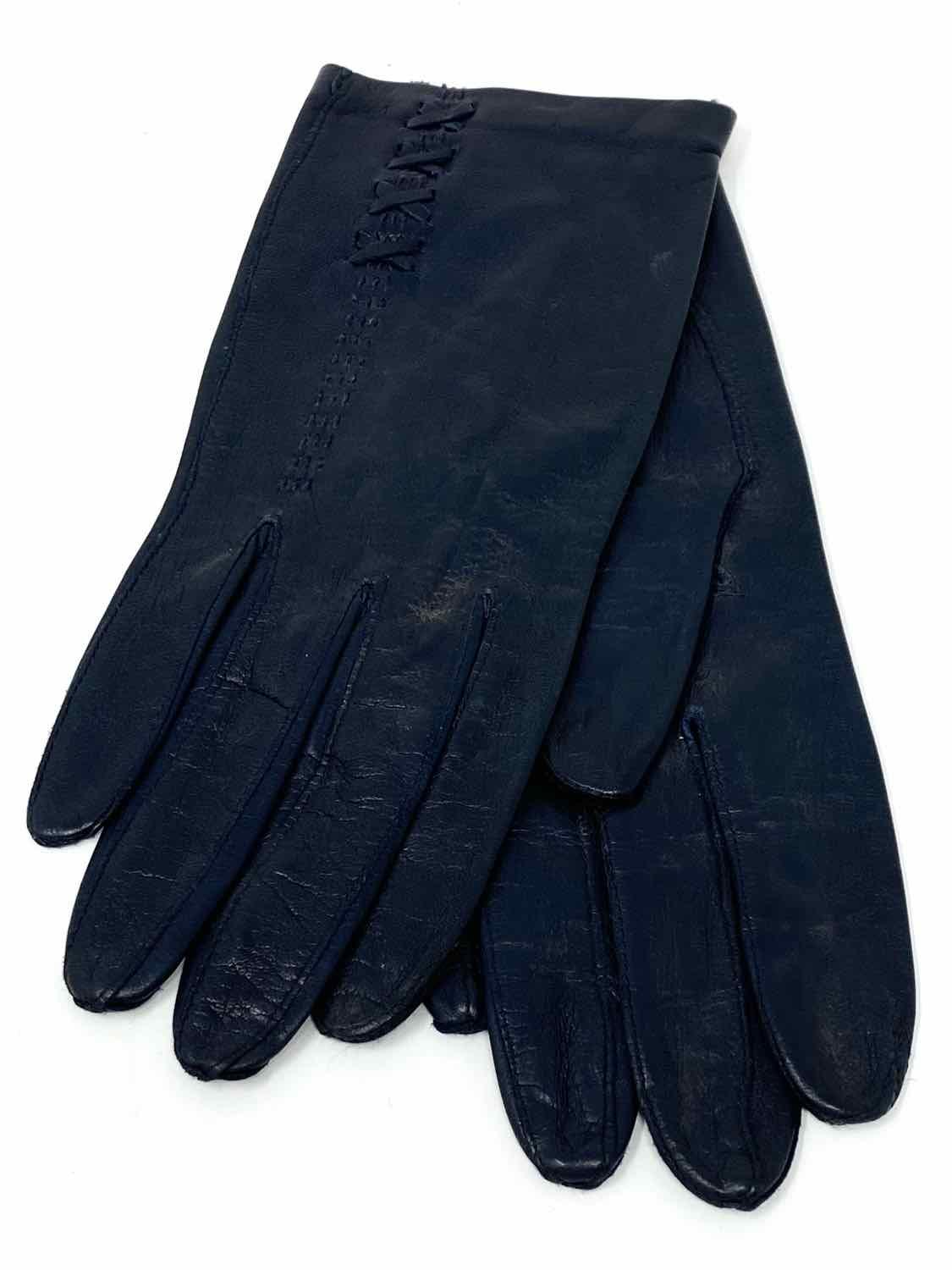 Navy Stitched gloves - Article Consignment