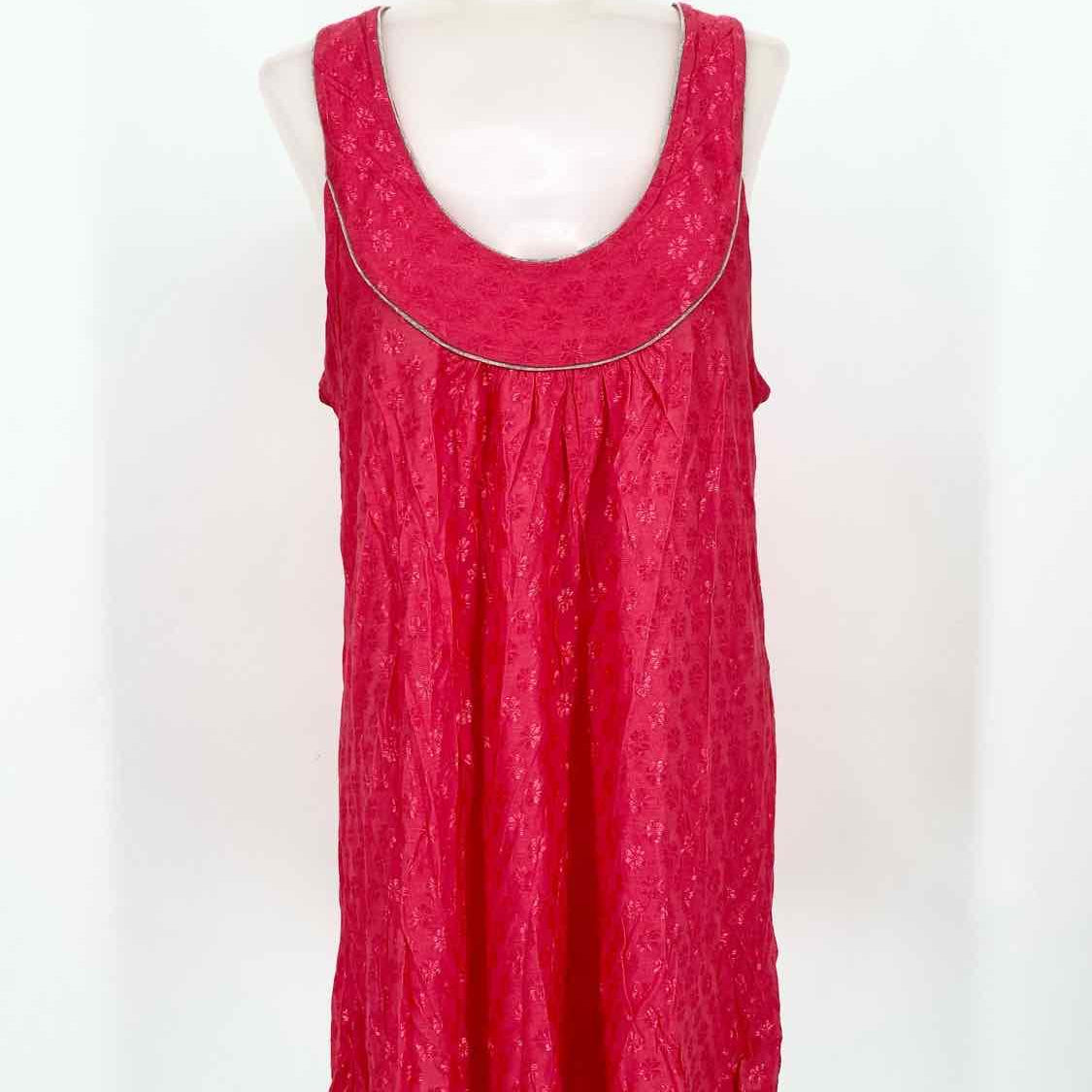 French Connection Women's Hot Pink Tank Floral Size M Sleeveless - Article Consignment