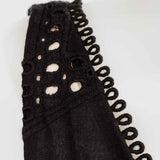 maeve Size M Black mini Cotton Eyelet Dress - Article Consignment