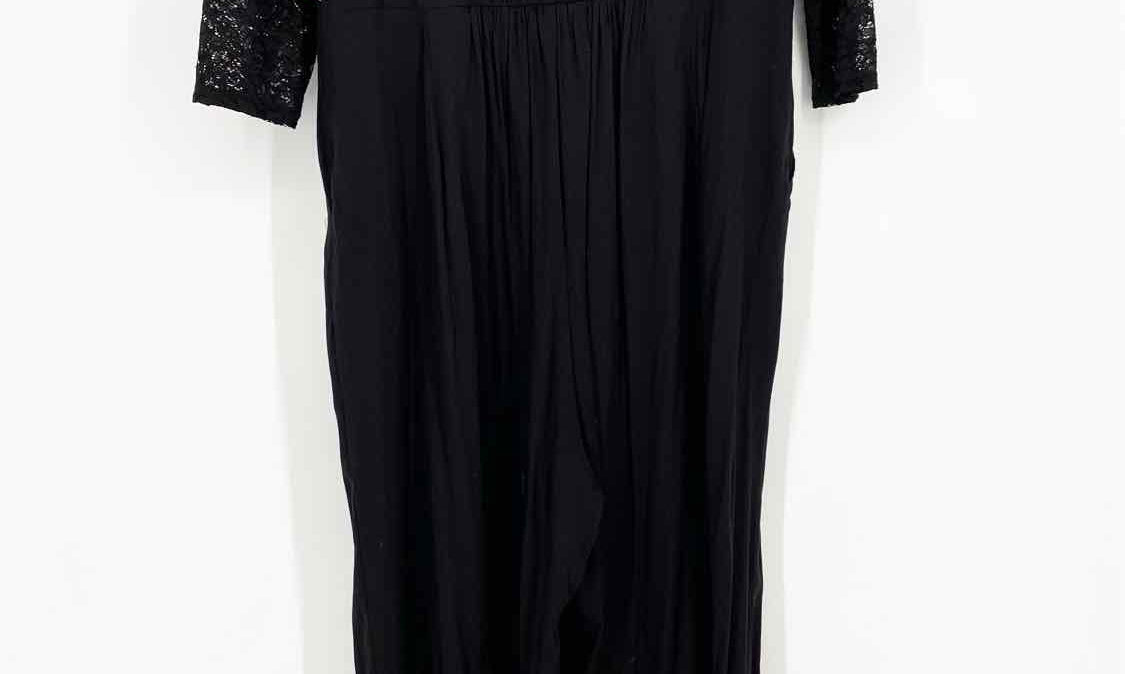 Torrid Women's Black Flowy Lace Date Night Size 2 Jump Suit - Article Consignment