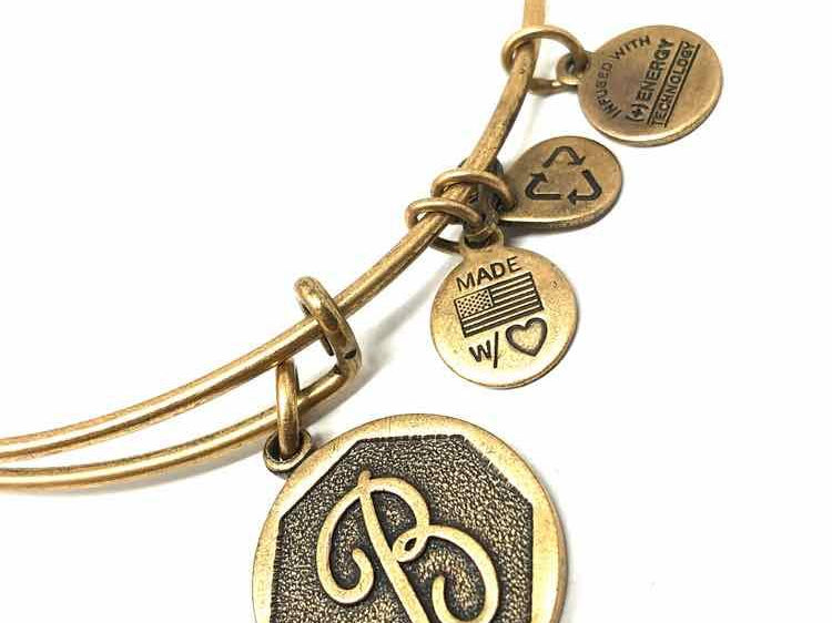 Alex and Ani Metal Brass Bangle - Article Consignment