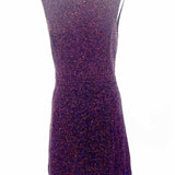 Theory Size 4 Purple sheath Tweed Dress - Article Consignment