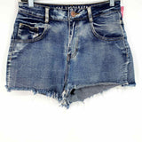 91 Denim Size 6 Blue Cotton Blend frayed Shorts - Article Consignment