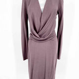 HALSTON HERITAGE Size 0 Mauve sheath Viscose Blend Dress - Article Consignment