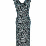 Tommy Bahama Women's Blue/Teal Sleeveless Speckled Maxi Size S Dress - Article Consignment