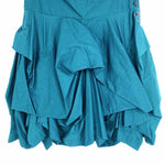 All Saints Teal Ruffled Size 4 Skirt - Article Consignment