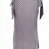 ZIMMERMANN Size 1 Charcoal Polka Dot Sleeveless - Article Consignment