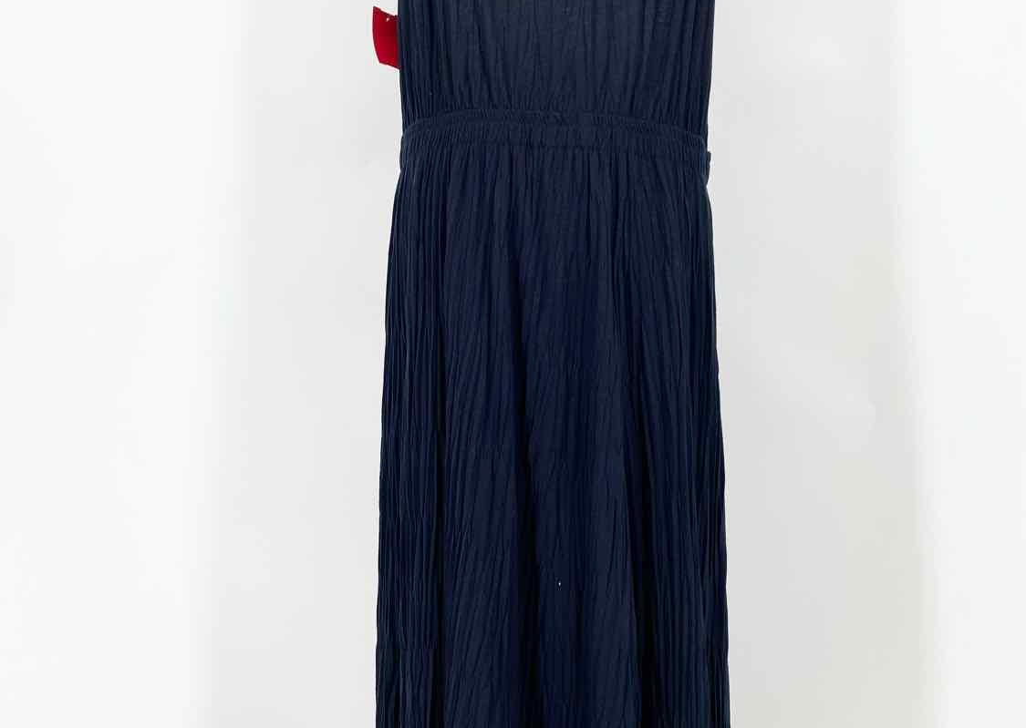 Vince Women's Navy Sleeveless Jersey Maxi Size L Dress - Article Consignment