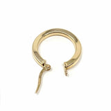 14K Gold Hoop Italy Earrings - Article Consignment