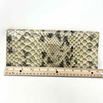 Cole Haan Taupe Envelope Snake Clutch - Article Consignment
