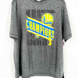 NBA Men's Grey/Blue/Yellow Logo Size L/XL T-shirt - Article Consignment