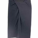 Donna Karan Women's Black pencil Gathered Size 6 Skirt - Article Consignment