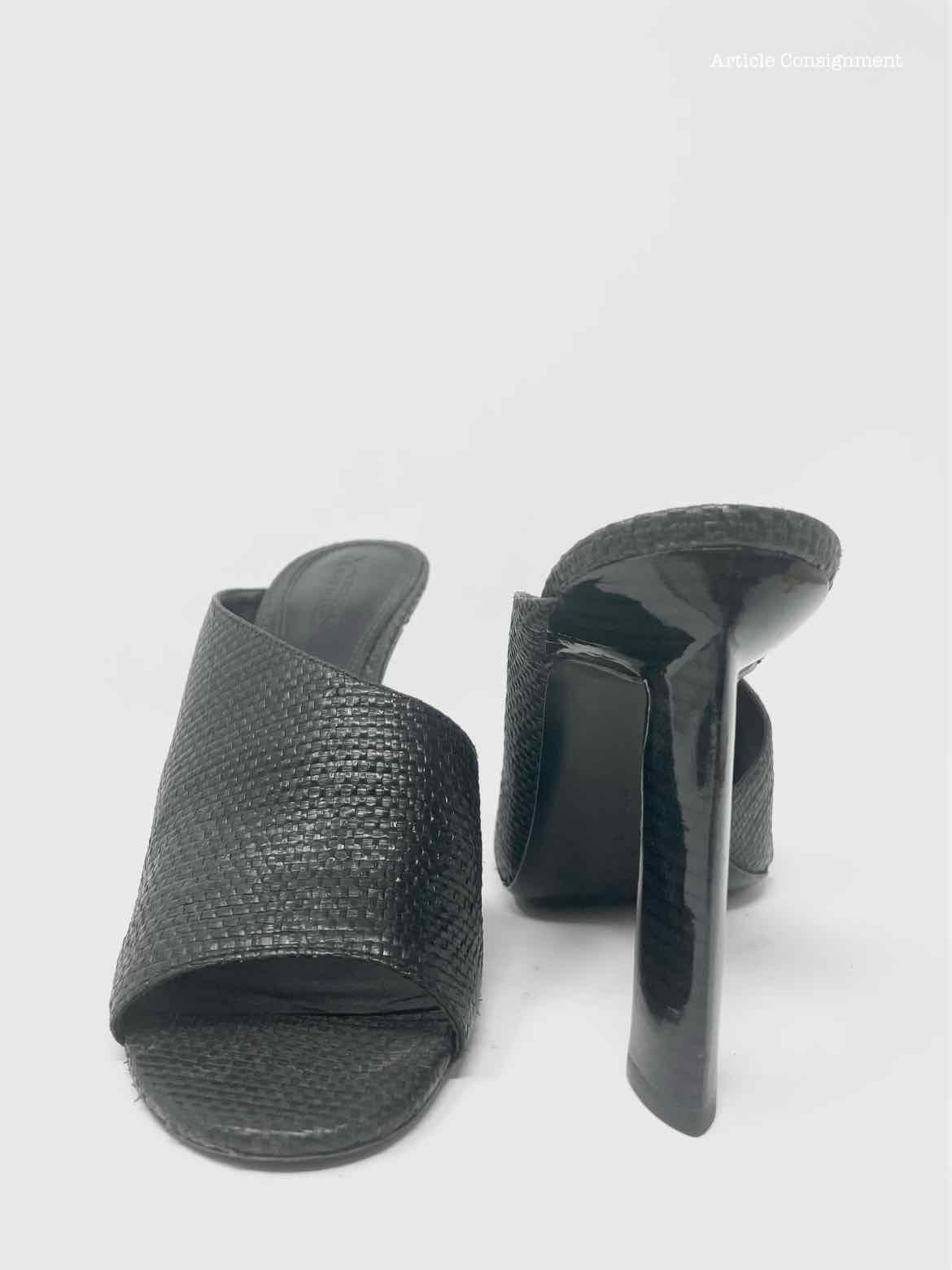 Mercedes Castillo Shoe Size 40/10 Black woven Sandals - Article Consignment