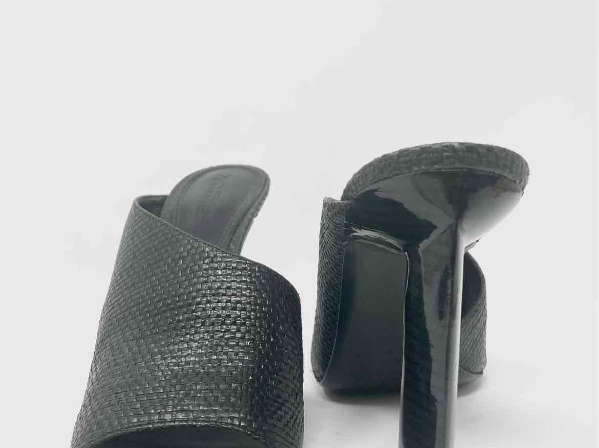 Mercedes Castillo Shoe Size 40/10 Black woven Sandals - Article Consignment