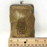 Whiting&Davis Gold-tone Hinged Mesh Coin Purse - Article Consignment