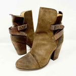 rag & bone Shoe Size 39/9 Brown Distressed Suede Bootie - Article Consignment