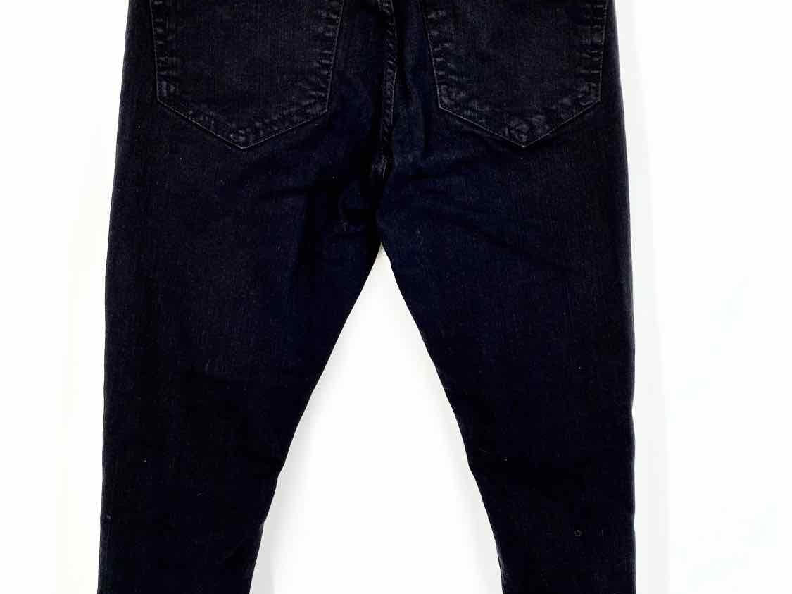 Topshop Women's Black Skinny Mom Jeans Size 28/6 Jeans - Article Consignment