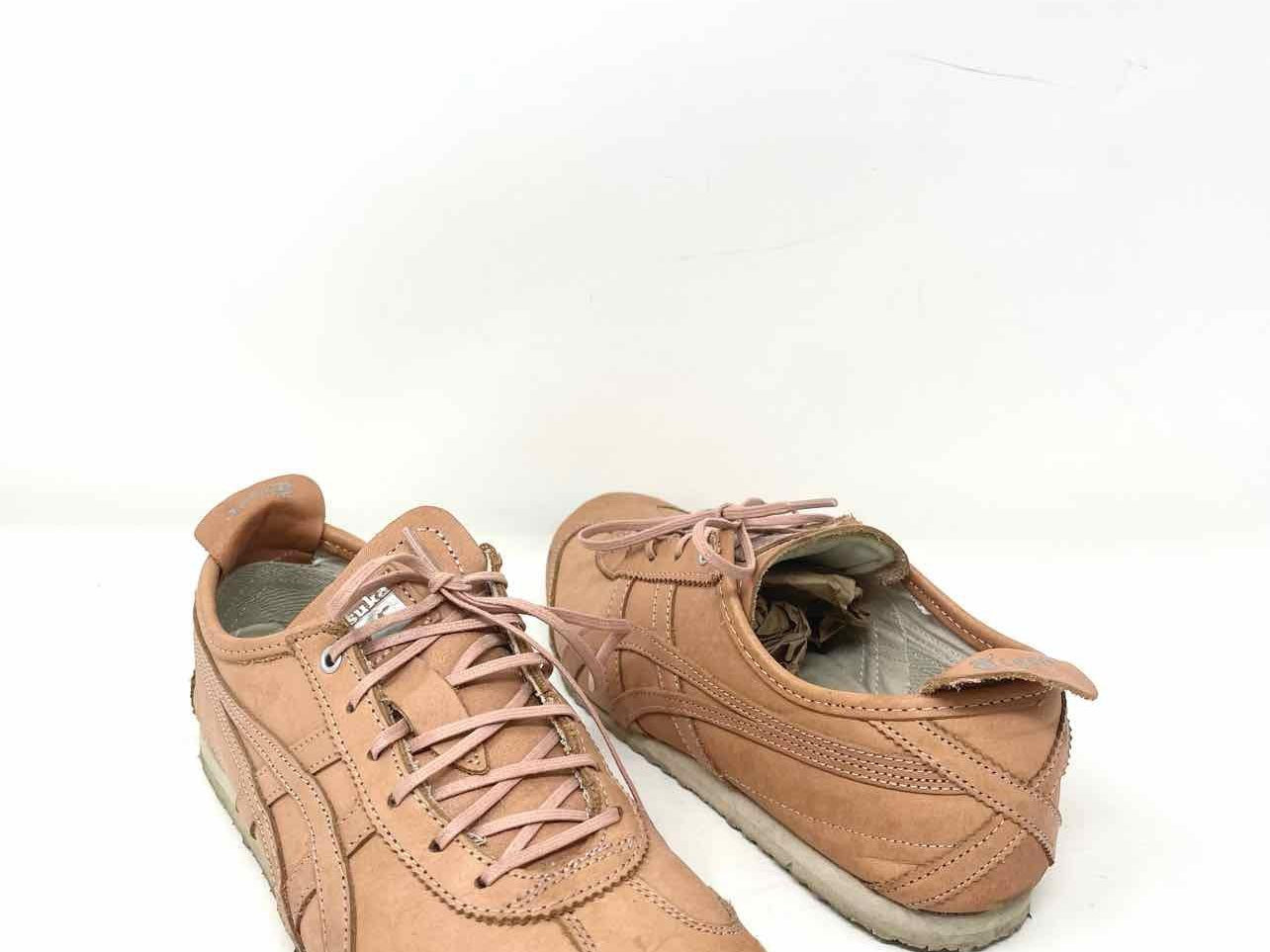 Onitsuka Tiger Women's Peach Lace-up Leather Size 6 Sneakers - Article Consignment