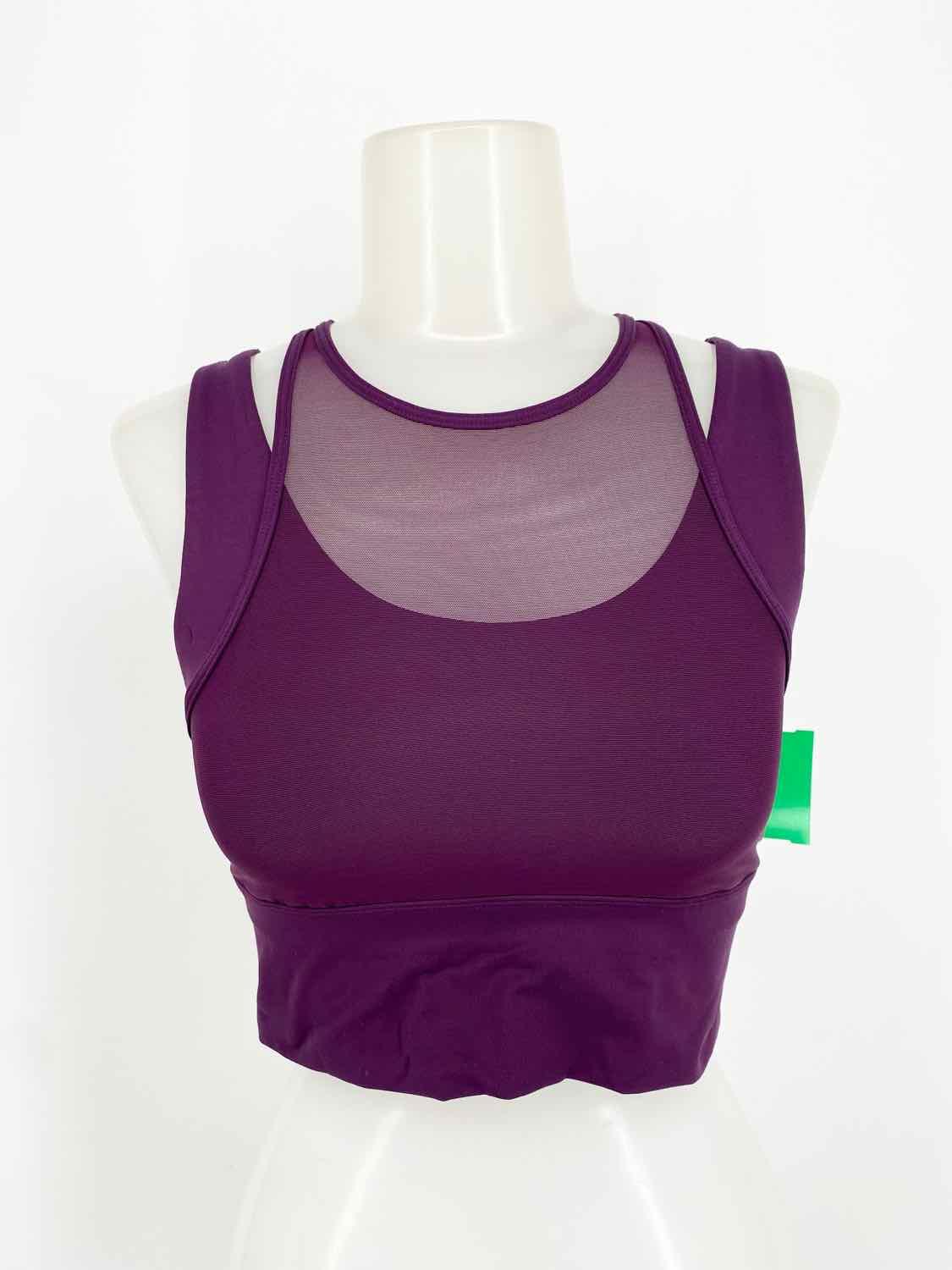 Lululemon Women's Purple Layered Size 6 Sports Bra - Article Consignment