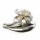 .925 Silver Flower Leaf Pendant - Article Consignment