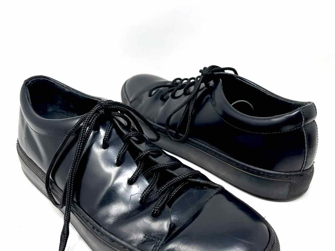 Acne Studios Women's Black Lace-up Patent Leather Size 43/12 Sneakers - Article Consignment