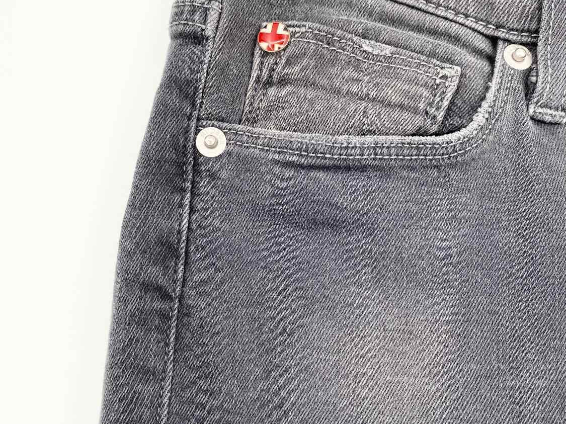 Hudson Women's Gray Skinny Distressed Denim Size 27/4 Jeans - Article Consignment