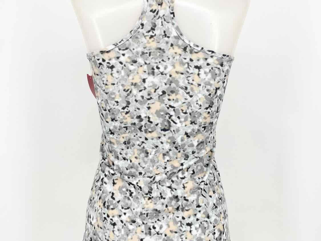 Lululemon Women's Gray Print Tank Abstract Size 6 Sleeveless - Article Consignment