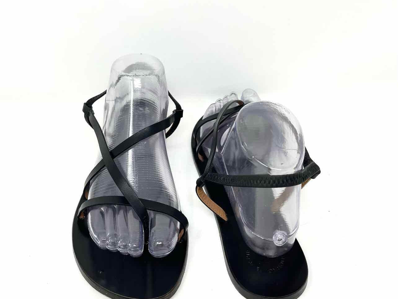 ATP Women's Black Leather Size 41/10 Sandals - Article Consignment