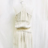 Parker Ivory Sleeveless Sequins Size M Dress - Article Consignment