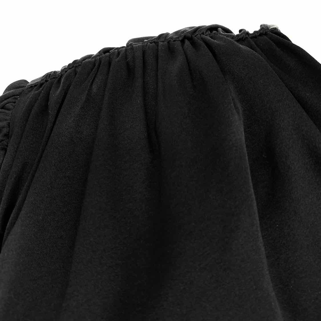 retrofete Women's Black Size M One Shoulder Silk Blend Dress