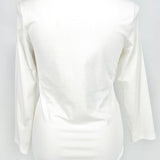 Cabi Size L Ivory Lace Long Sleeve - Article Consignment