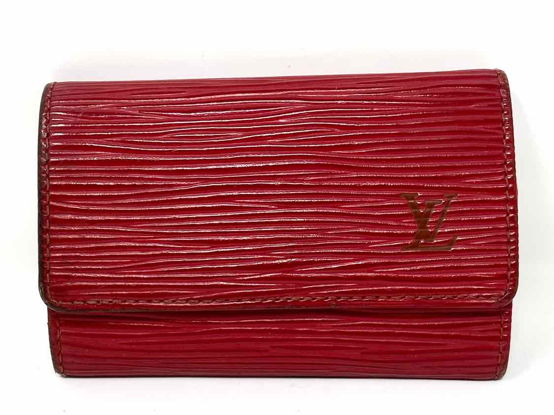 LOUIS VUITTON 2004 6 key holder epi leather Red Wallet - Article